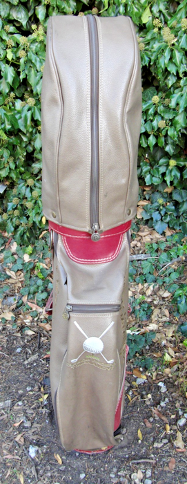 Vintage 6 Division Dunlop Phoenix Tournament Golf Cart Carry Golf Clubs Bag*