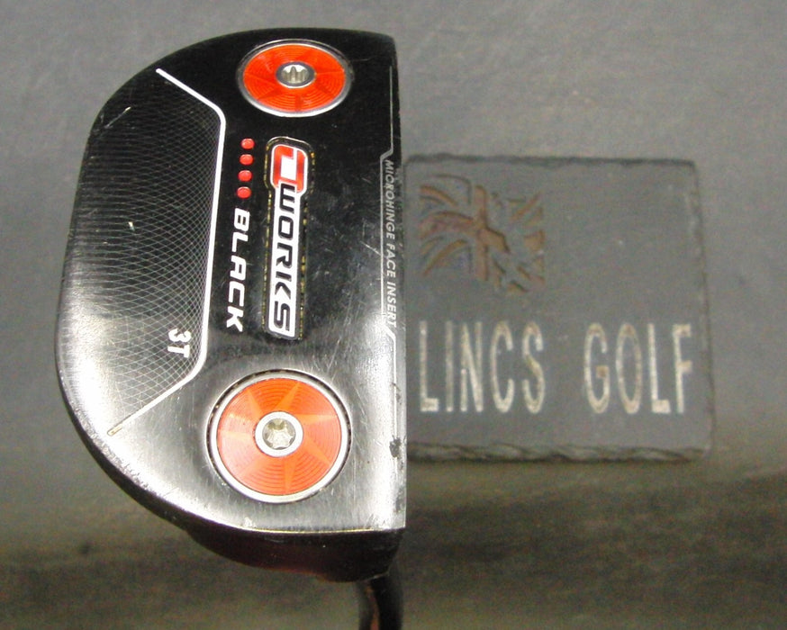 Odyssey O Works Black 3T Putter Coated Steel Shaft 85.5cm Length Acer Grip*