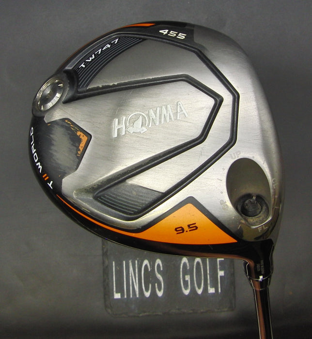 Honma T World TW747 455 9.5° Driver Regular Graphite Shaft Benross Grip*