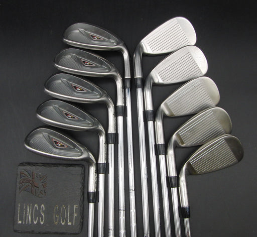 Set of 10x TaylorMade R5 XL 3-SW + AW Irons Stiff Steel Shafts TaylorMade Grips