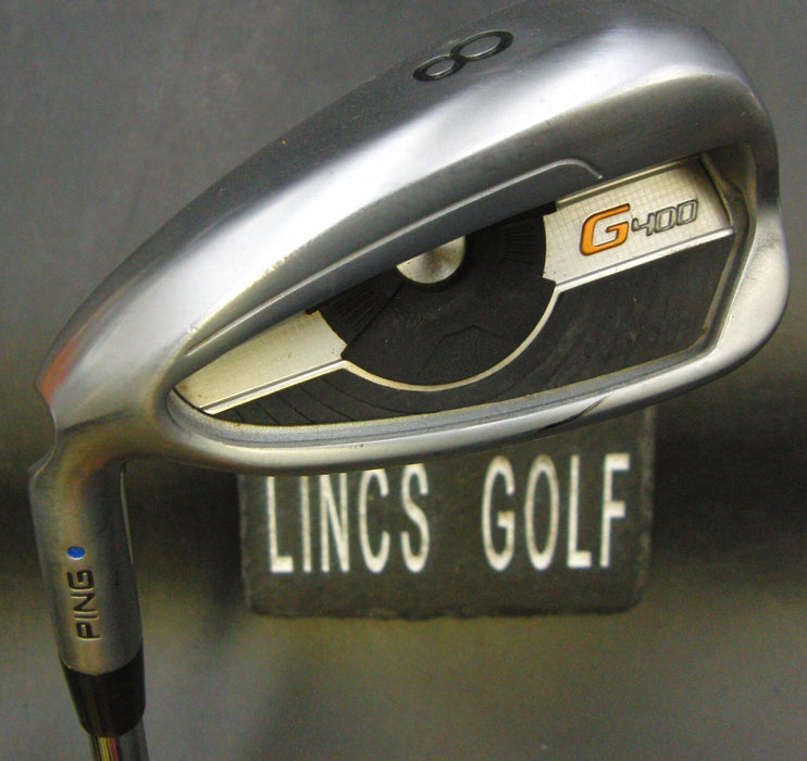 Left Handed Ping G400 Blue Dot 8 Iron Regular Steel Shaft Golf Pride Grip