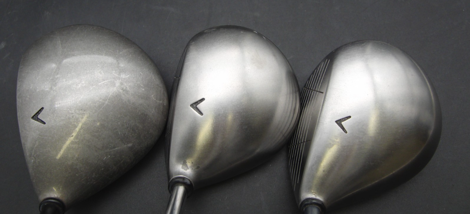 Set Of Wilson Deep Red 3-SW Irons + Driver + 3 + 5 Wood + Putter