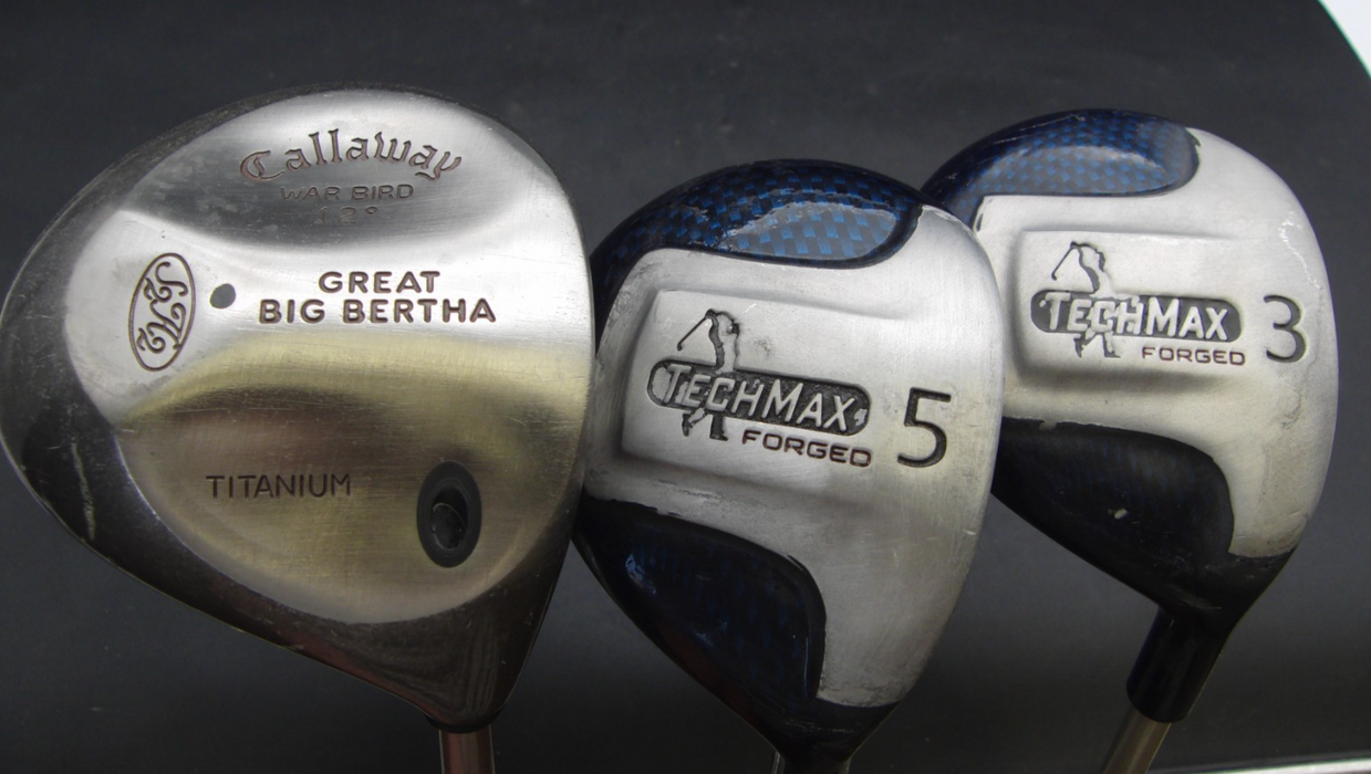 Set Of Tech Max Tour 5-SW + Callaway Driver + 3 + 5 Wood + Putter