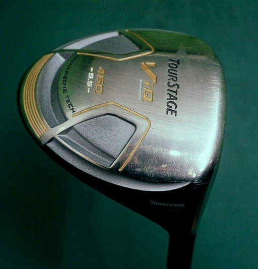 Bridgestone Tour Stage ViQ 460 9.5° Driver Stiff Graphite Shaft Winn DriTac Grip