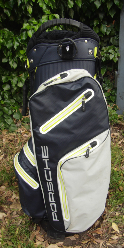 14 Division Porsche Golf Stand Cart Carry Trolley Golf Clubs Bag**