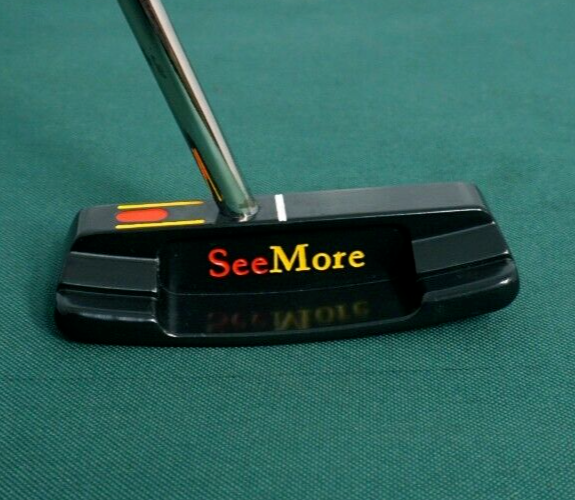 Black Cerakote Seemore M1 07.1288 100% Milled Putter Steel Shaft 87cm Length