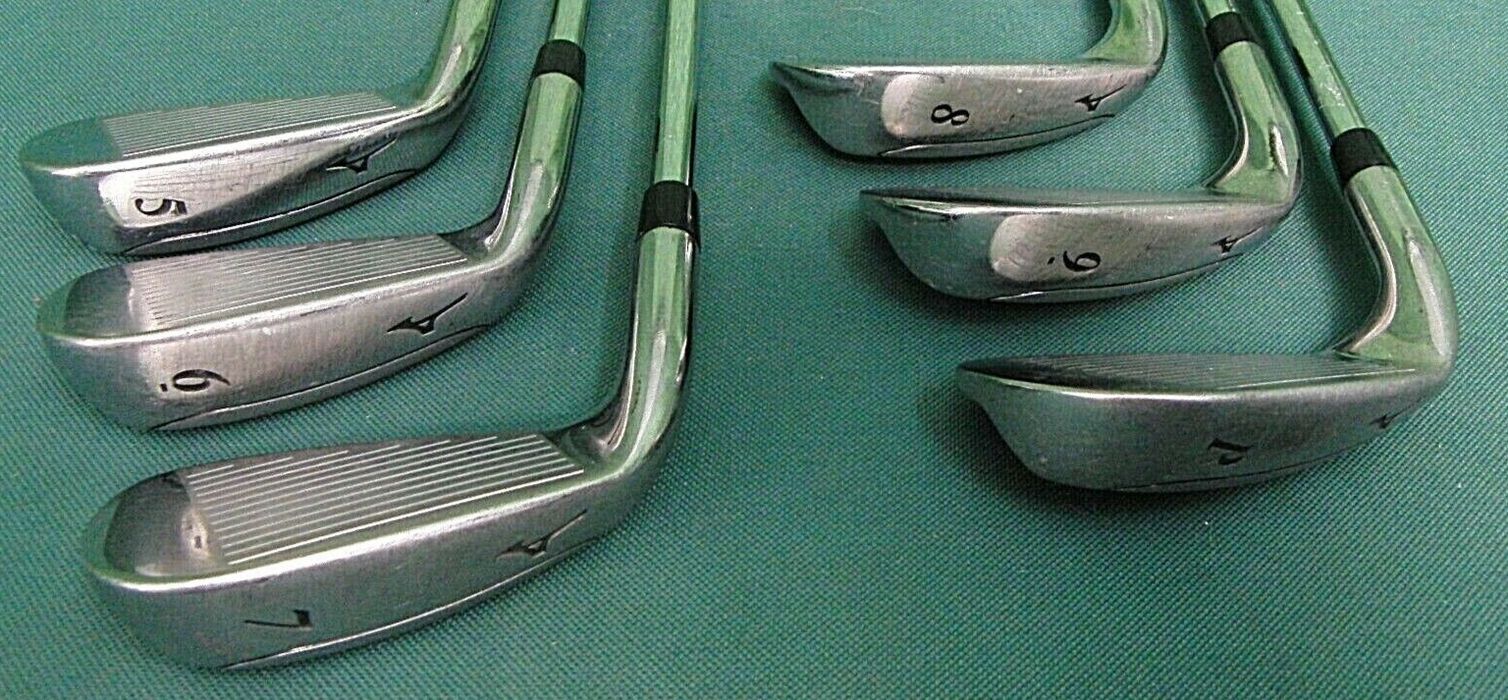 Set of 6 x Mizuno EURUS RX Irons 5PW Stiff Steel Shafts MIZUNO Grips