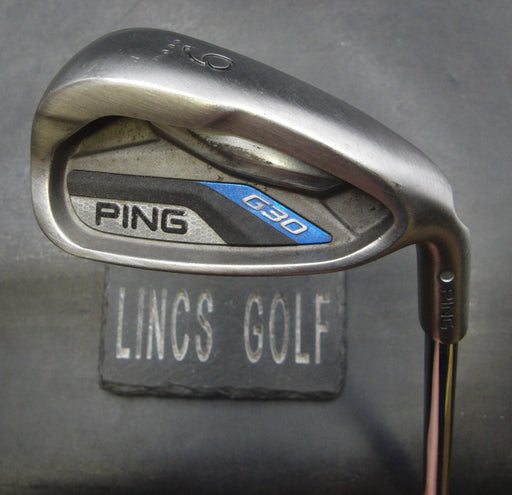 Ping G30 White Dot 9 Iron Stiff Steel Shaft Ping Grip