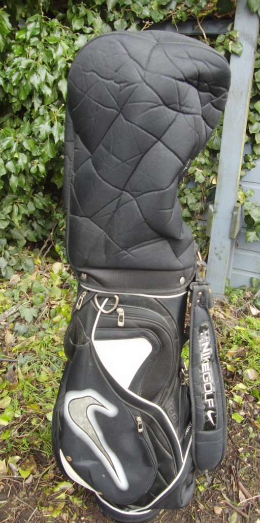 5 Division Black Nike Golf Cart Carry Trolley Golf Clubs Bag*