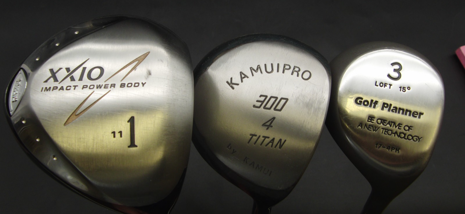 Set Of Taylor Made SupeSteel Burner+ XXIO Driver+3 Wood + 4 Wood+Putter