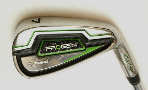 Progen Chromo 7 Iron Progen Stiff Steel Shaft Progen Grip