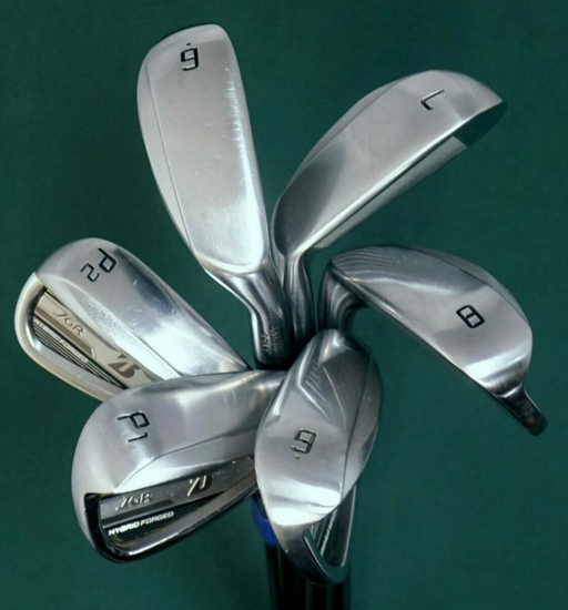 Set Of 6 x Bridgestone JGR Irons 6-9 + P1 & P2 Wedges Stiff Steel Shafts