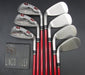 Set of 7x TaylorMade Burner Japanese Model 4-PW Irons Stiff Graphite Shafts