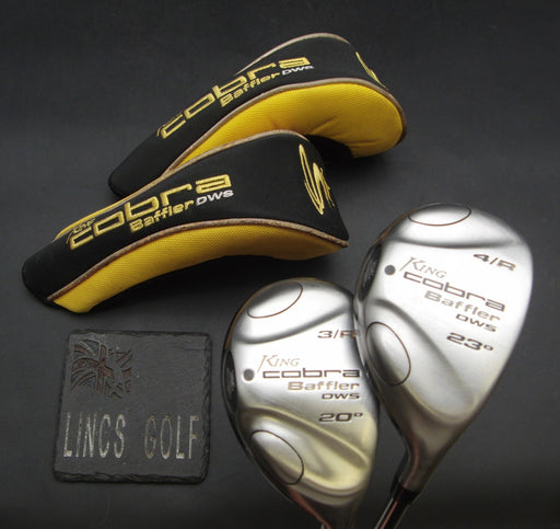 Set of 2 King Cobra Baffler DWS 3+4 Hybrids Regular Steel Shafts G/P Grips & HC