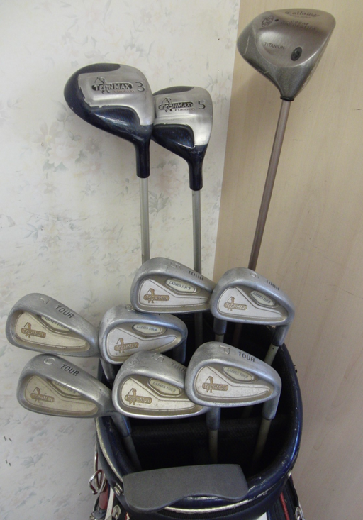 Set Of Tech Max Tour 5-SW + Callaway Driver + 3 + 5 Wood + Putter
