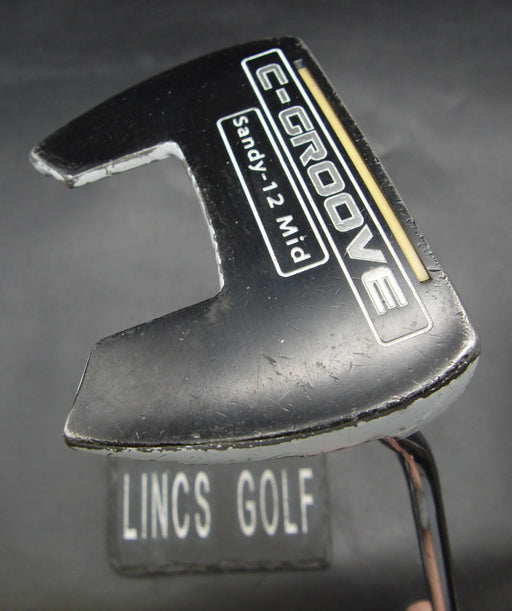 Yes! Golf C-Groove Sandy-12 Mid Putter 80cm Length Steel Shaft PSYKO Grip