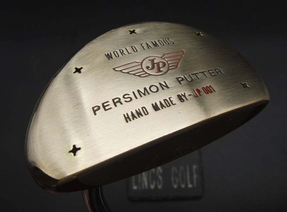 AMG World Famous JP Persimon Putter Steel Shaft 88cm Length Lamkin Grip*