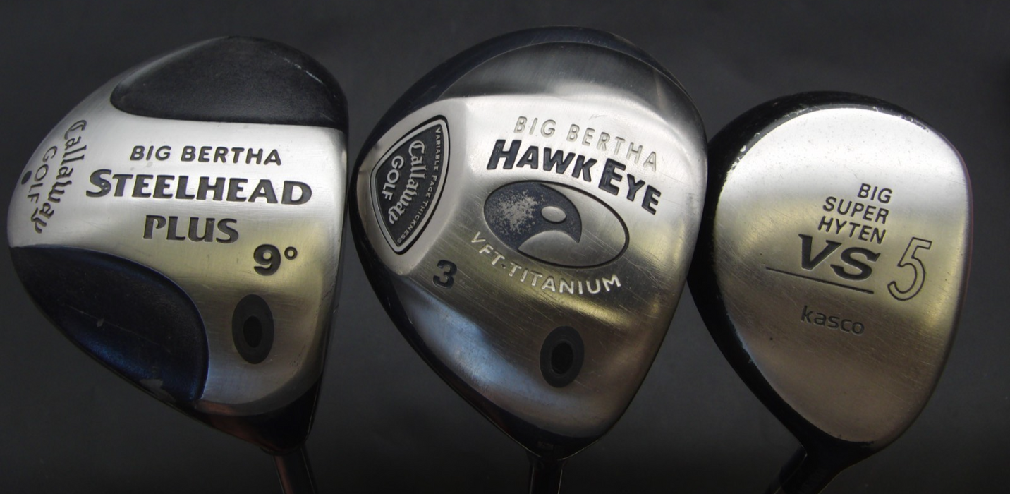 Set Of Alpha Golf Master 4-PW Irons + 3 + 5 Wood + 9 Driver + Alpha Putter