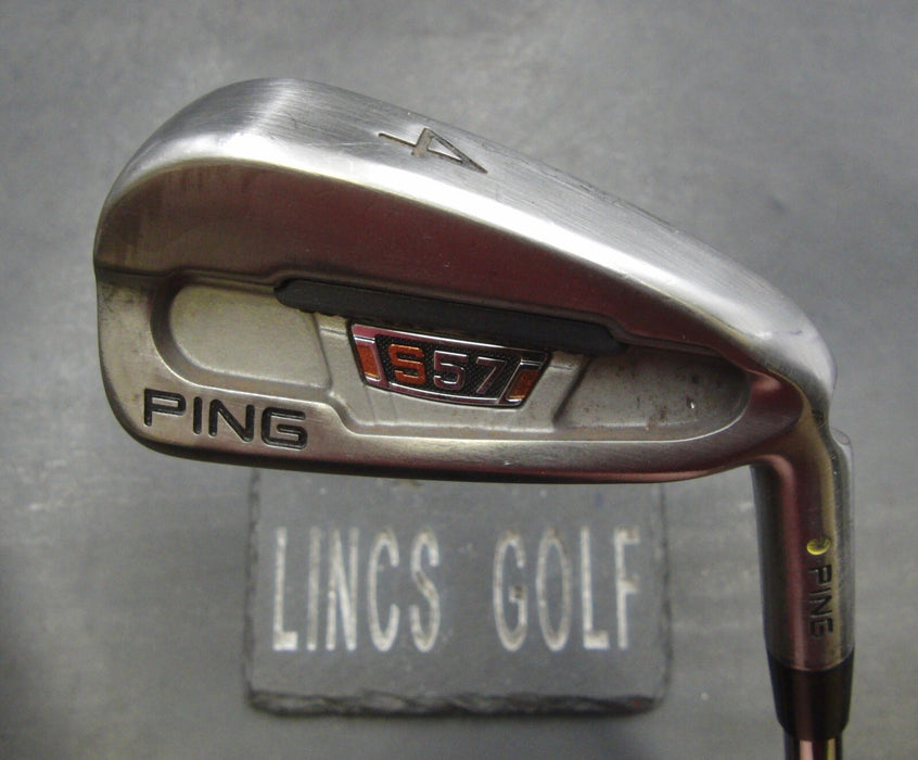 Ping S57 Yellow Dot 4 Iron Stiff Steel Shaft Golf Pride Grip