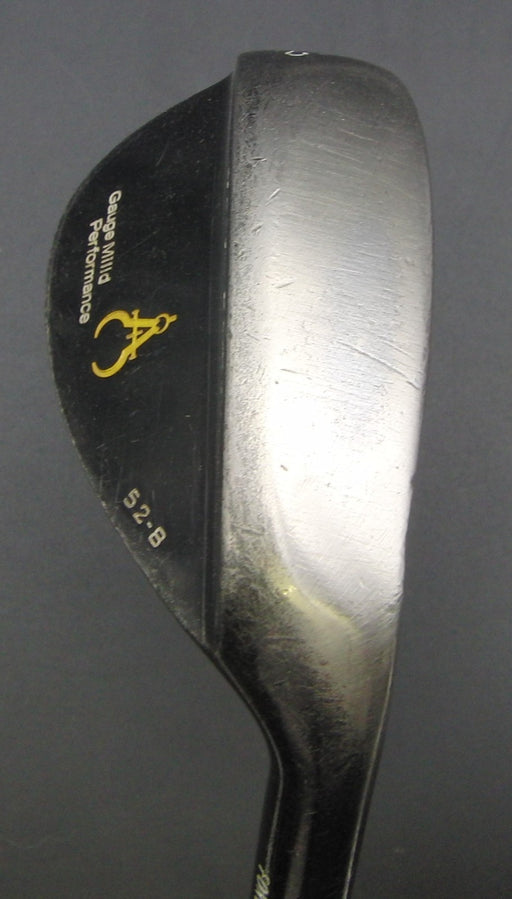 Gauge Design Forged 52° Gap Wedge Wedge Flex Steel Shaft Iomic Grip