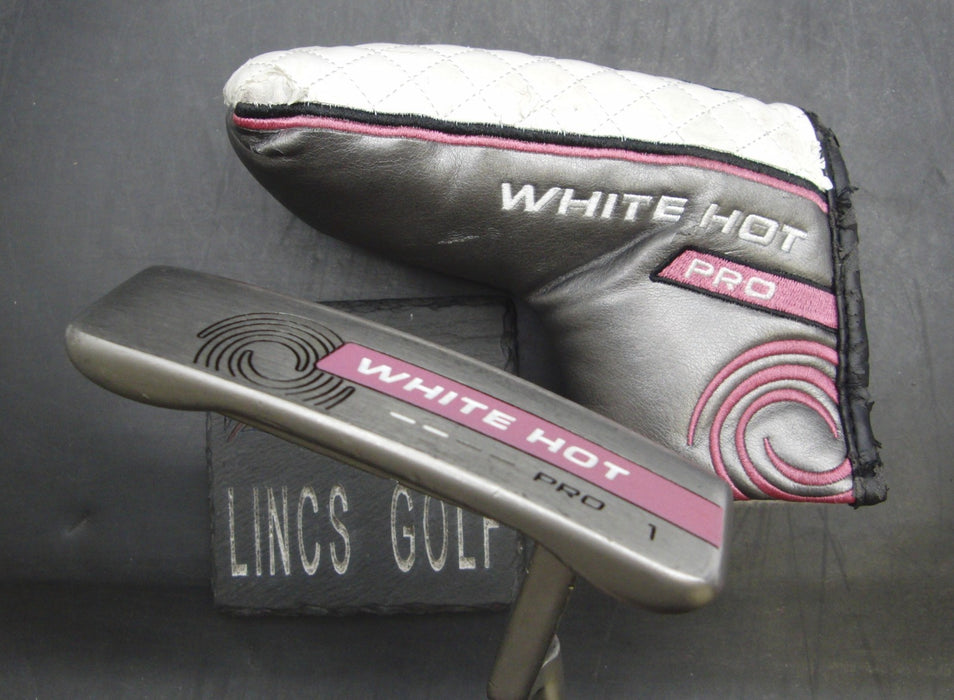 Ladies Odyssey White Hot Pro Putter Steel Shaft 81cm Length Odyssey Grip + HC*