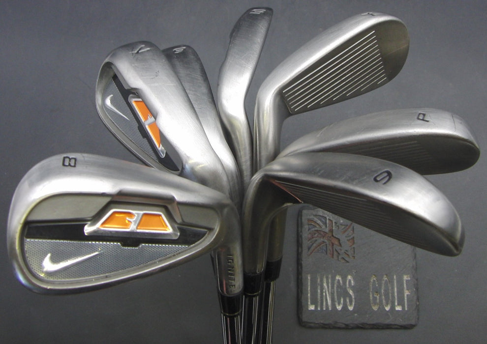 Set of 7x Nike Ignite 3 4-PW Irons Uniflex Steel Shafts Nike Grips