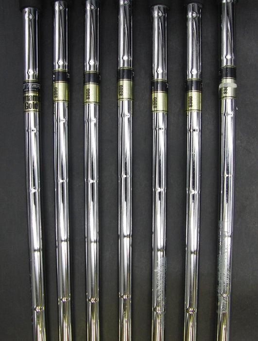 Set of 7x Ping S57 Black Dot Irons 4-PW Stiff Steel Shafts Ping Grips*