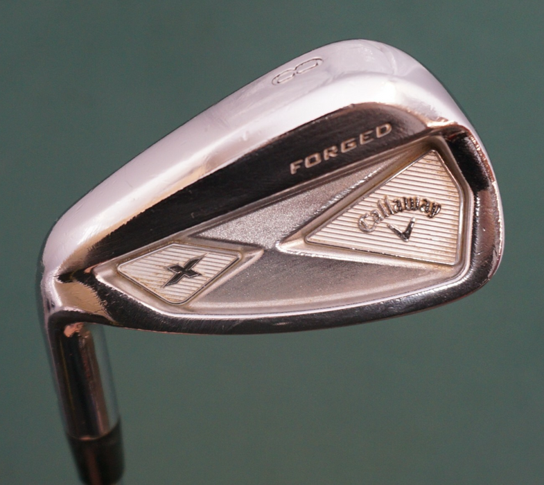 Left-Handed Callaway X Forged 8 Iron Regular Steel Shaft Srixon Grip