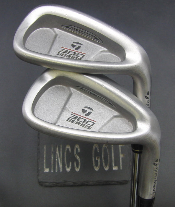 Set of 2 TaylorMade 300 Series Gap + Sand Wedges Regular Steel Shafts