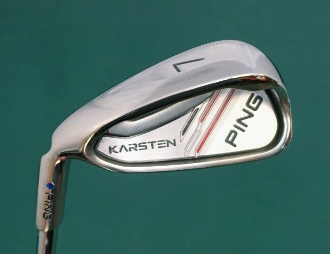 Left Handed Ping Karsten Blue Dot 7 Iron Regular Steel Shaft Ping Grip