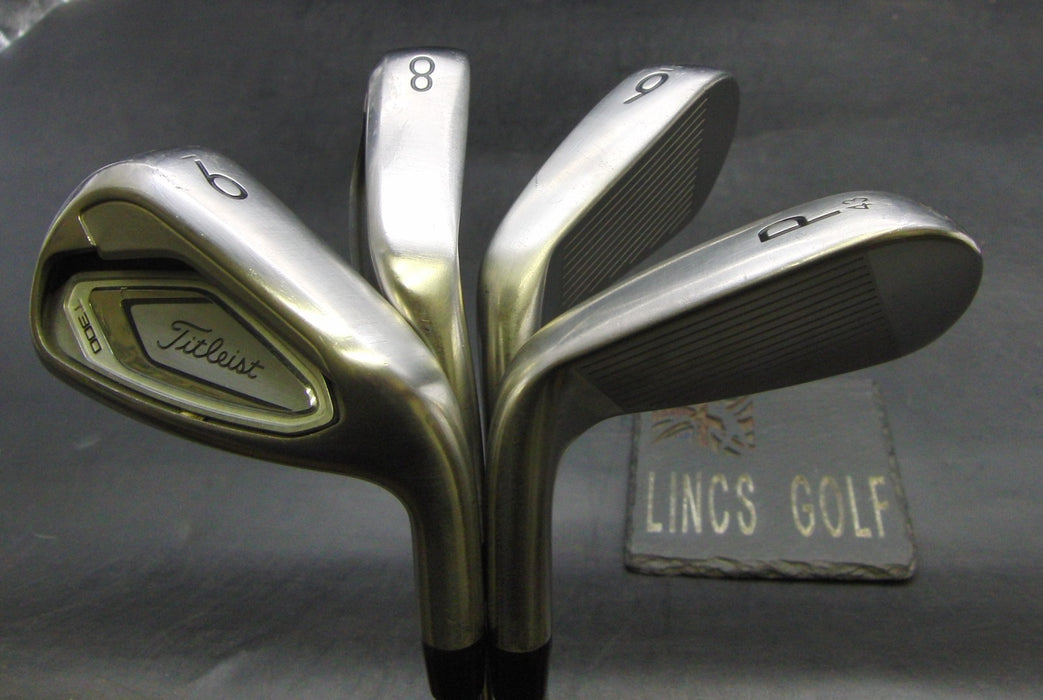 Set of 4x Titleist T300 Irons 6,8,9 & Pitching Wedge Stiff Steel Shafts