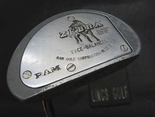 Ram Zebra Face-Balanced Mallet Putter 84cm Length Steel Shaft Zebra Grip