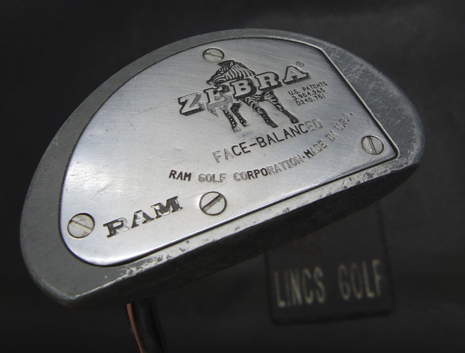 Ram Zebra Face-Balanced Mallet Putter 84cm Length Steel Shaft Zebra Grip