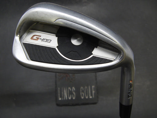 Ping G400 Orange Dot 9 Iron Stiff Steel Shaft Golf Pride Grip