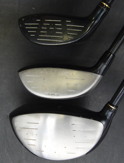 Set of 3 XXIO 9° Driver & 3 + 4 Woods Regular/Stiff Graphite Shafts