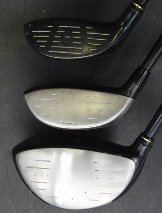 Set of 3 XXIO 9° Driver & 3 + 4 Woods Regular/Stiff Graphite Shafts