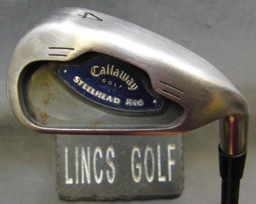 Callaway X16 Steelhead 4 Iron Stiff Graphite Shaft Golf Pride Grip