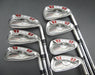 Set of 7x TaylorMade Burner Japanese Model Irons 5-PW+AW Stiff Steel Shafts*