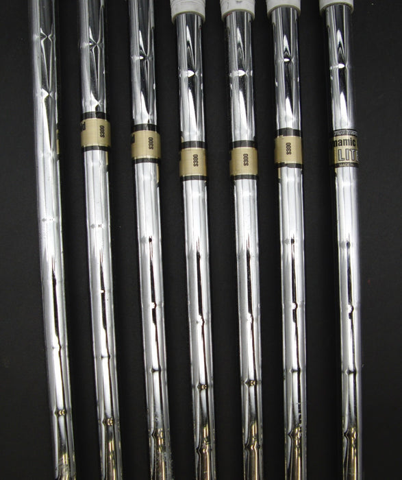Set of 7x Ping Anser 2014 Black Dot Irons 4-PW Stiff Steel Shafts STM Grips