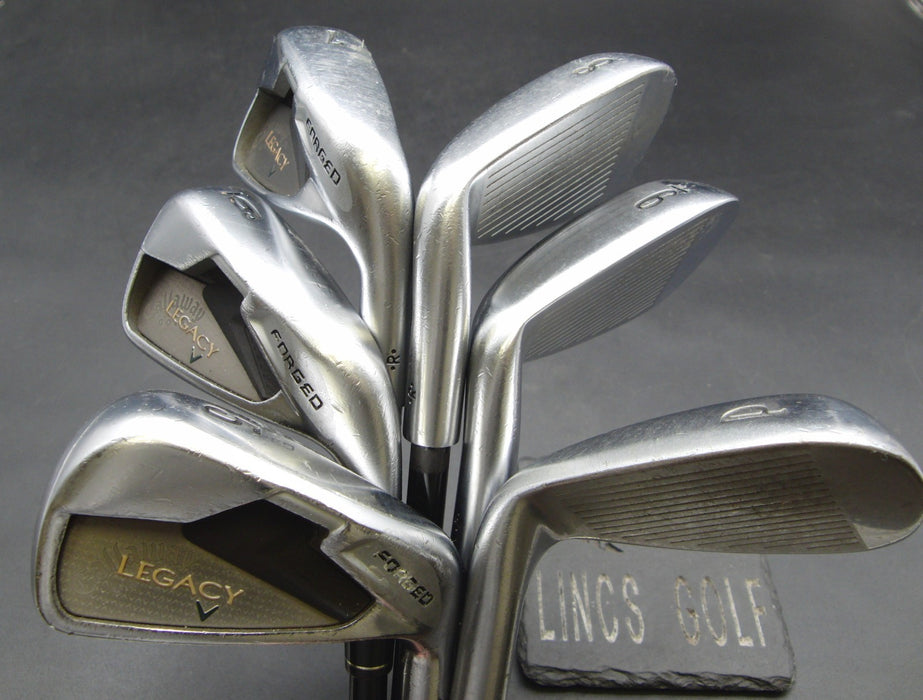Set of 6x Callaway Legacy Forged Irons 5-PW Regular Graphite Shafts
