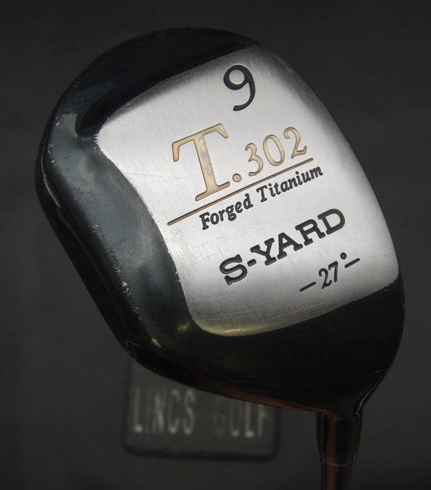 S-Yard T.302 Forged 27° 9 Hybrid Regular Graphite Shaft S-YARD Grip