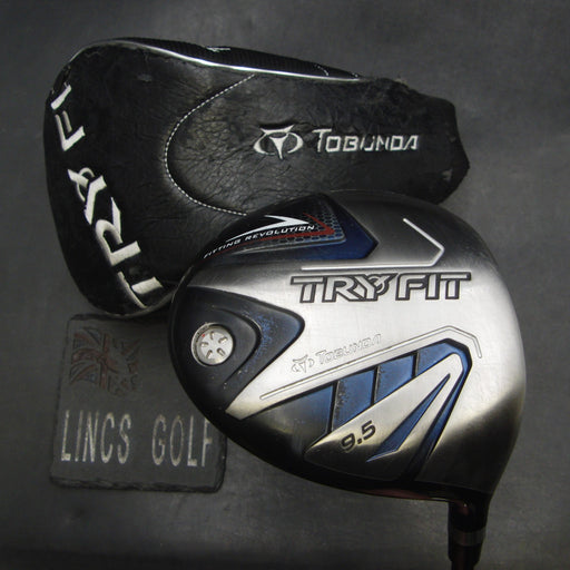 Tobunda Try Fit 9.5° Driver Stiff Graphite Shaft PGM Grip & Tobunda H/Cover