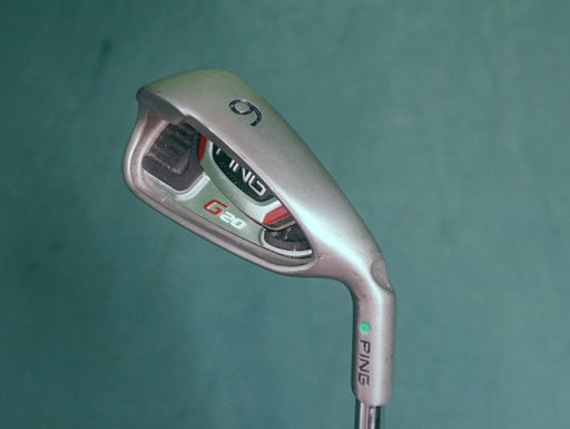 Ping G20 Green Dot 6 Iron Senior Steel Shaft Ping Grip