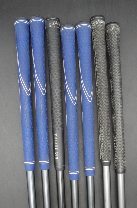 Set Of Callaway Big Bertha 5-10-PW Irons + Callaway Driver + 3 + 4 Wood + Putter