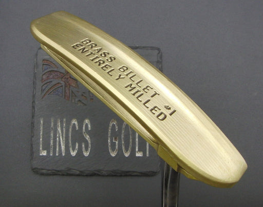 Callaway Brass Billet #1 Putter Steel Shaft 83cm Length Callaway Grip*