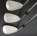 Set of 3 TaylorMade M1 7, 8 & 9 Irons Stiff Steel Shafts Black Grips*