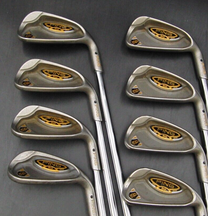 Set of 8 x Ping G10 50th Anniversary Irons 4-SW Regular Steel Shafts Ping Grips