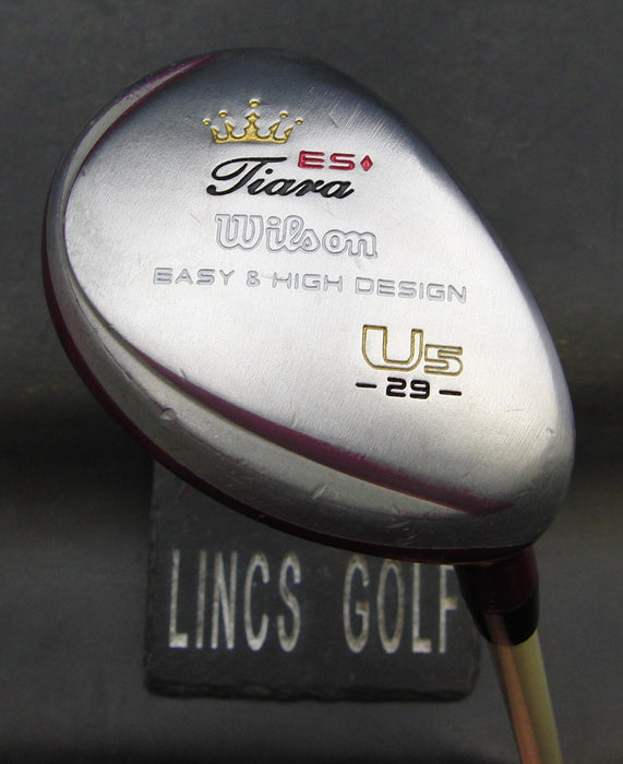 Ladies Wilson ES Tiara 29° 5 Hybrid Ladies Graphite Shaft Golf Pride Grip
