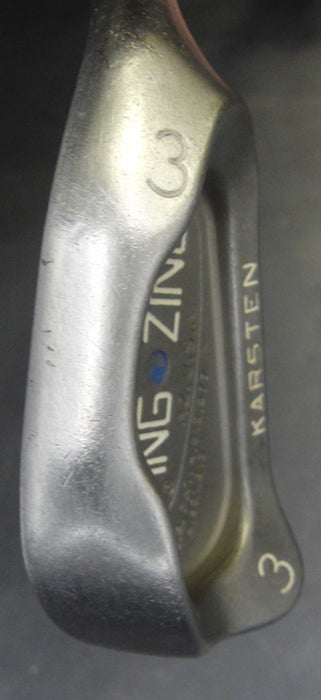 Ping Zing Karsten Blue Dot 3 Iron Stiff Steel Shaft Ping Grip