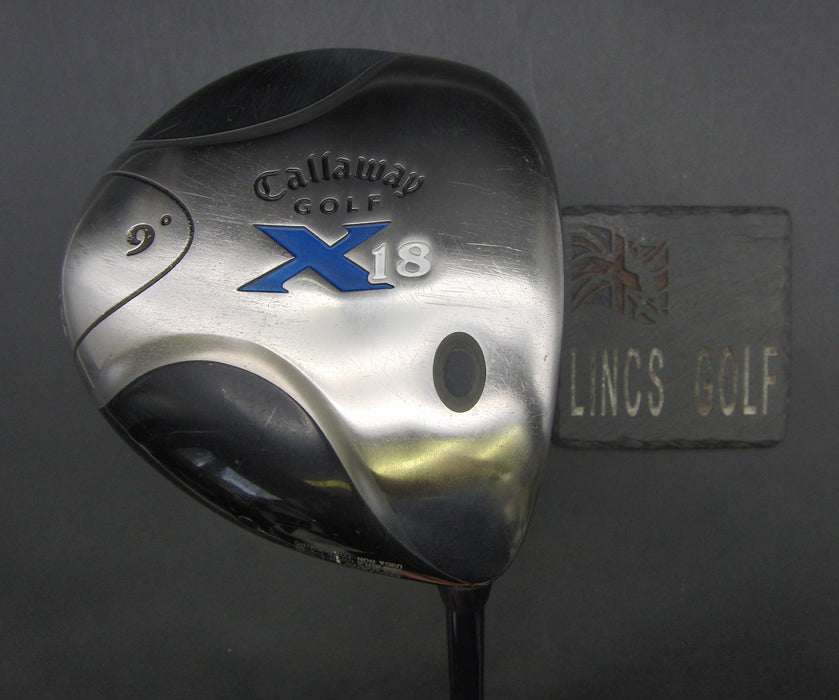 Callaway X18 9° Driver Regular Graphite Shaft Iomic Grip